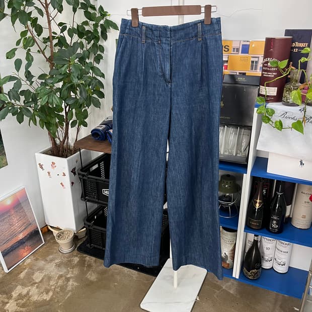 바네사브루노 와이드 데님팬츠 36