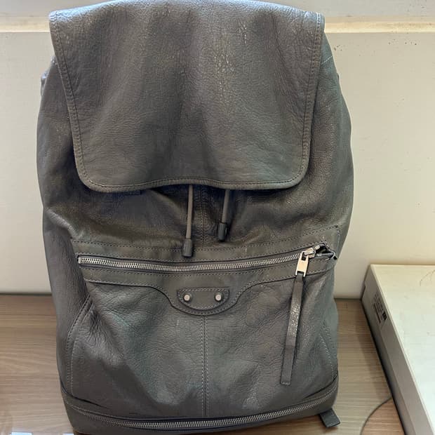 Balenciaga city backpack grey