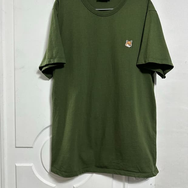 메종키츠네 폭스 헤드 반팔티