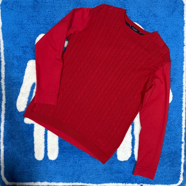 Black label 니트 롱슬리브 L