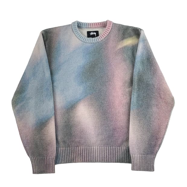 스투시 모션 스웨터 멀티