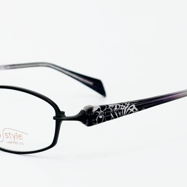 Mstyle 플라워 패턴 메탈 데드스탁 빈티지안경