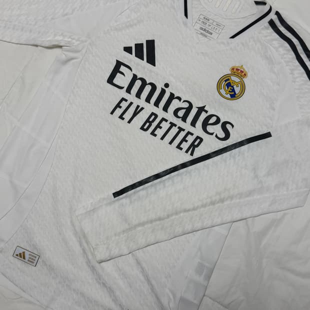 레알 마드리드 24/25 홈 어센틱 롱슬리브