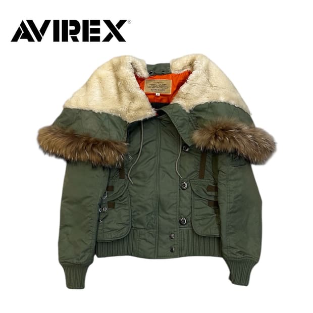 아비렉스 n2b 플라이트 자켓 카키