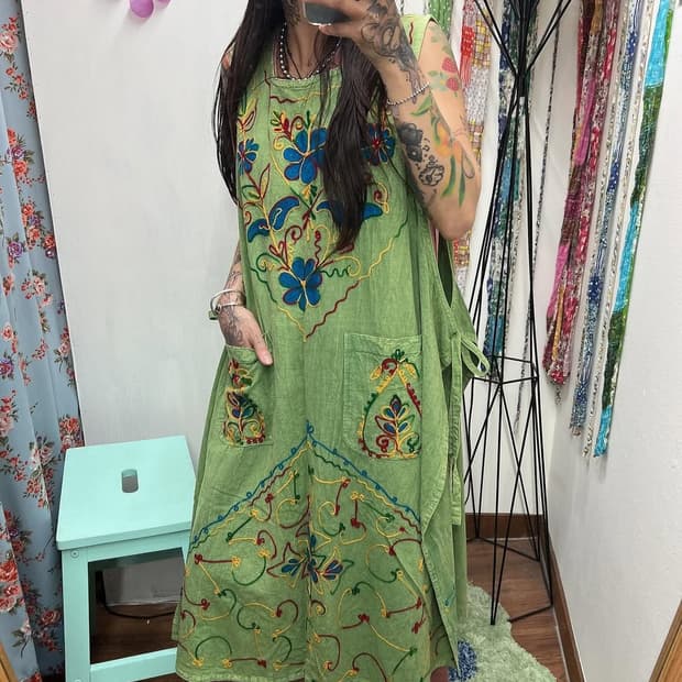 (할매카지) 히피 투웨이 원피스 