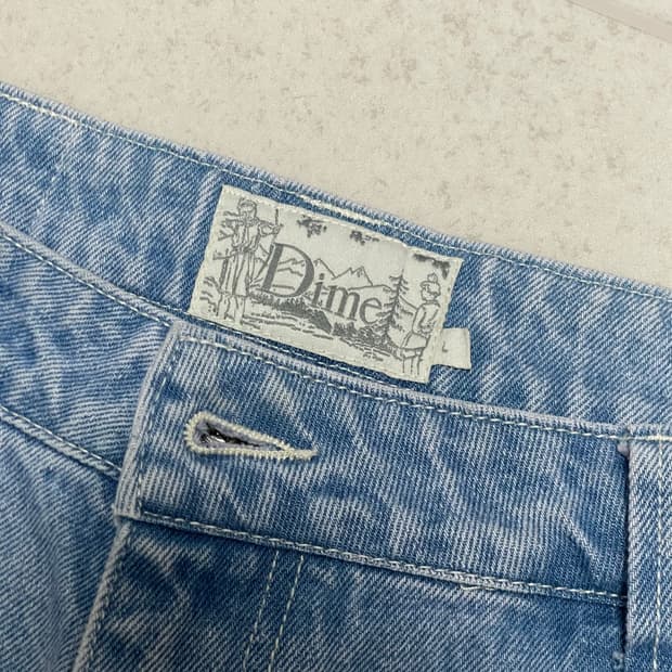 [L]다임 배기 데님팬츠 dime baggy denim