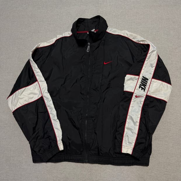 90s 나이키 올드스쿨 사이드로고 바람막이 자켓