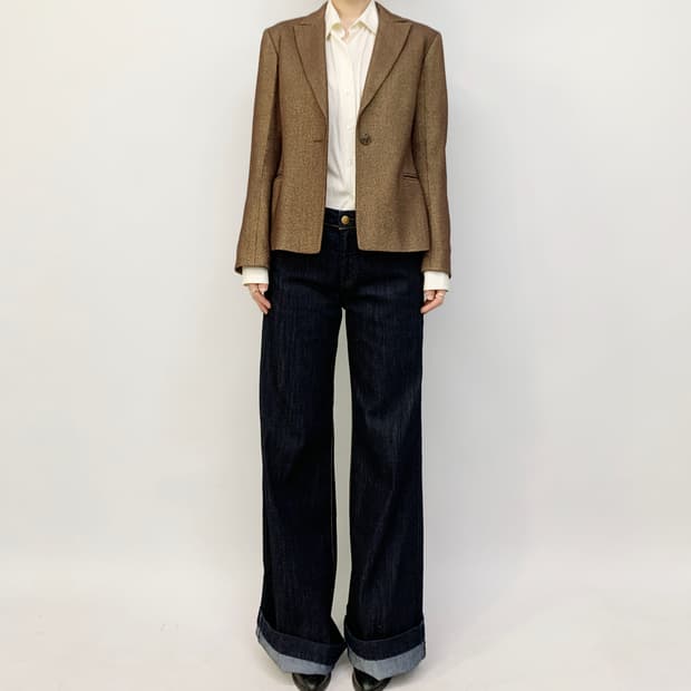 질 샌더 캐시미어 자켓