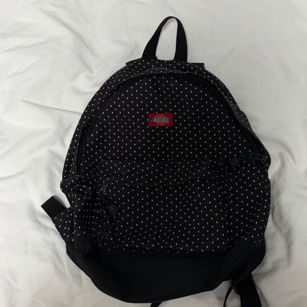 디키즈 땡땡이 도트 백팩 블랙