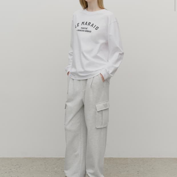 마리떼 프랑소와 저버 클래식 로고 카고 스웻팬츠 S 새상품