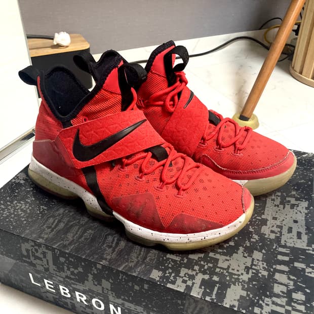 나이키 줌 르브론 14 ep 유니버시티 레드 농구화 280-285