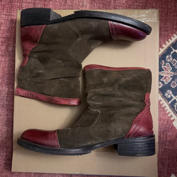 woop de doo leather boots 43