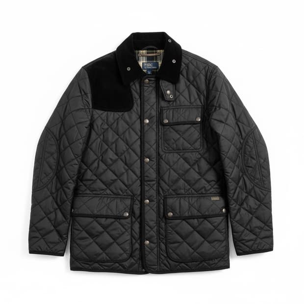폴로 랄프로렌 퀼팅 자켓 블랙 L