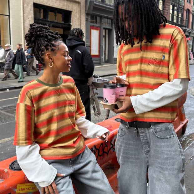 LIBITY LONGSLEEVE TEE (STRIPED)