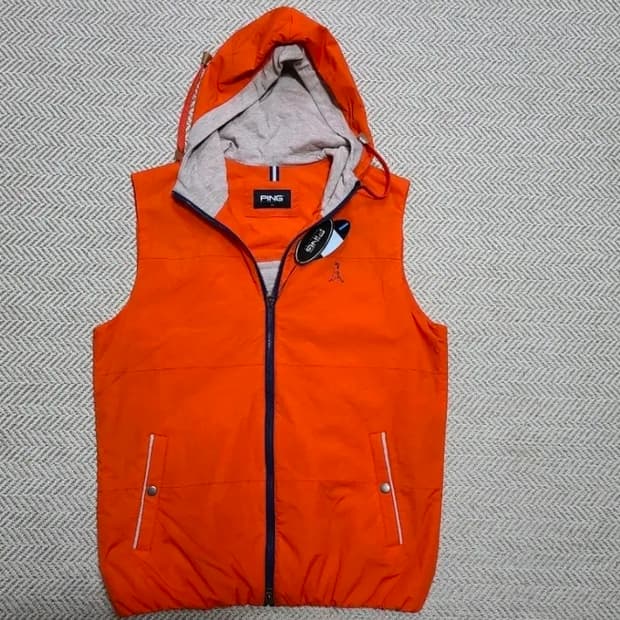 새거)핑 후드 조끼 솜충전