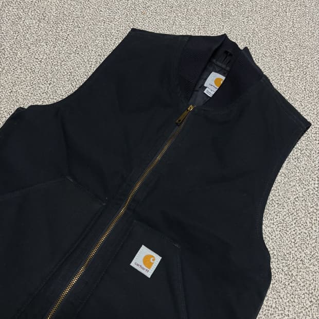 [택포] Carhartt 칼하트 V01 블랙 패딩조끼 [A+]