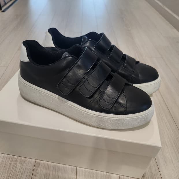 메종마르지엘라 벨크로 가죽스니커즈 41 굽5cm