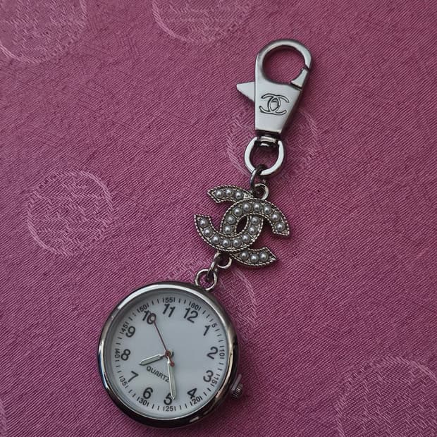샤넬 정품 빈티지 업사이클링 시계 키링