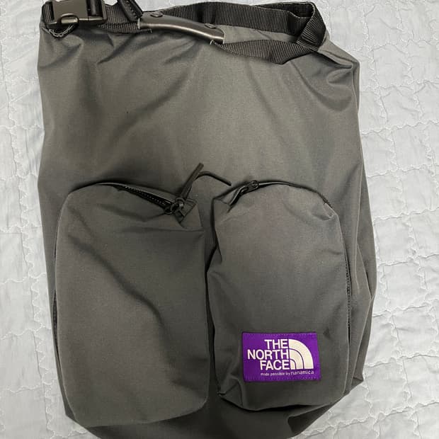 노스페이스 퍼플라벨 필드 투웨이 토트백 블랙