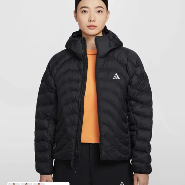 ACG 라바 플로우 써마 핏 ADV 재킷 W - 블랙:서밋 화이트 / H