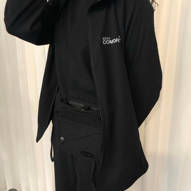 3사이즈 지초이 24-001 와플 후드집업 팬츠