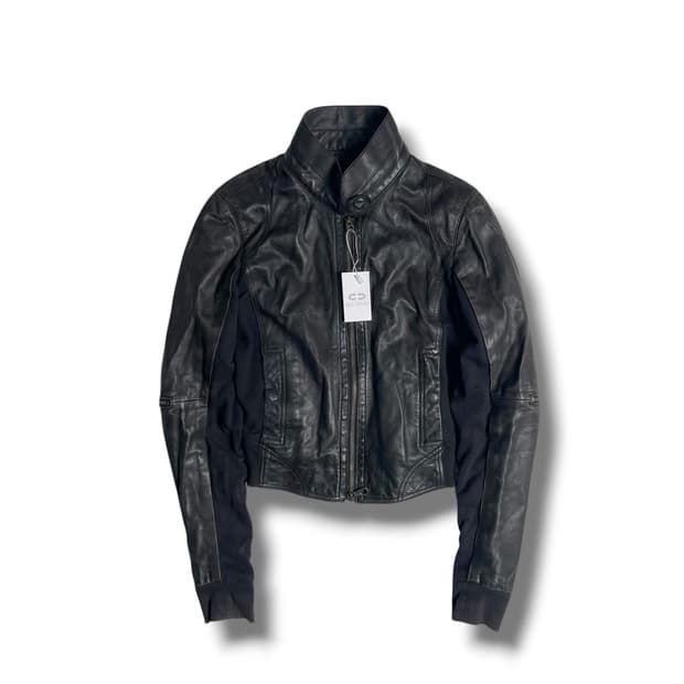 Armani jeans 레더&져지 자켓 (italy)  