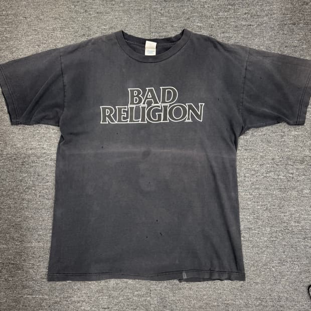 빈티지 bad religion 티셔츠