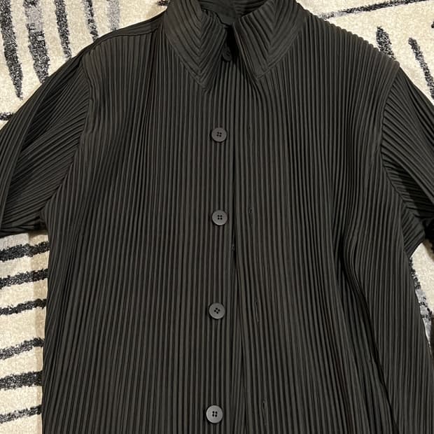 [100/사이즈3] 옴므플리세 이세이미야케 카키 버튼업 자켓