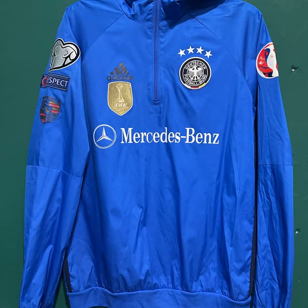 아디다스 독일 국대 반집업 바람막이100