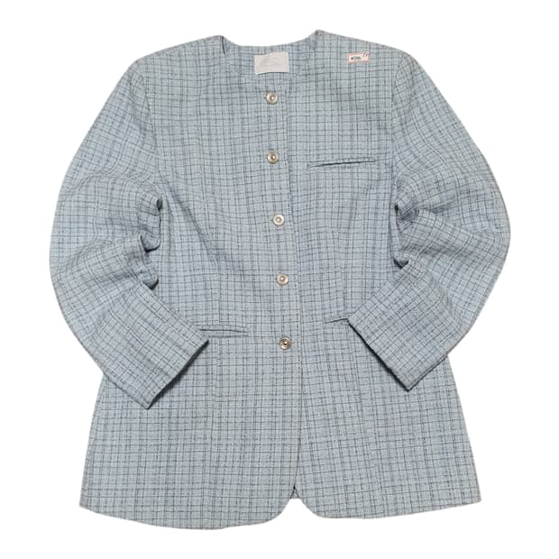 ✨ (바배) 트위드 노칼라 라운드 자켓