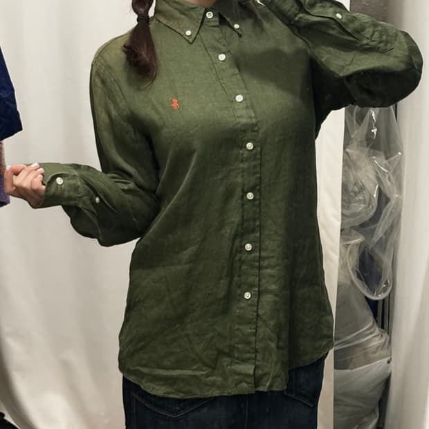 카키폴로셔츠