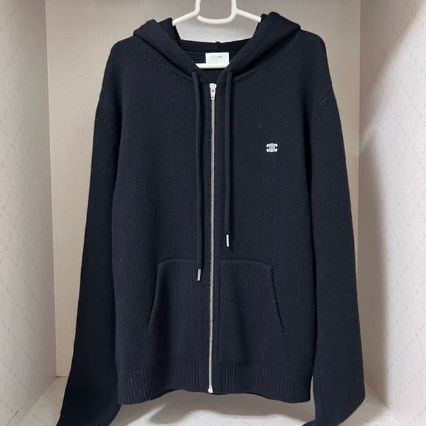 셀린느 캐시미어 후드집업 m