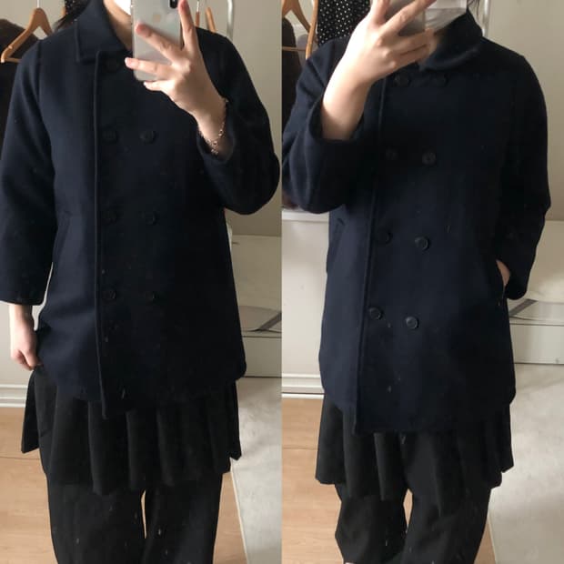 shurrcca 네이비 누빔 자켓