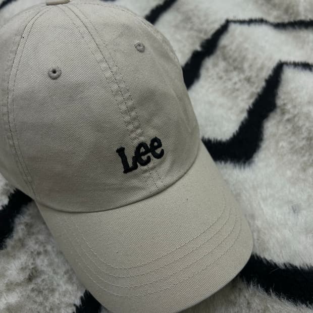 Lee 트위치 볼캡/옅은베이지