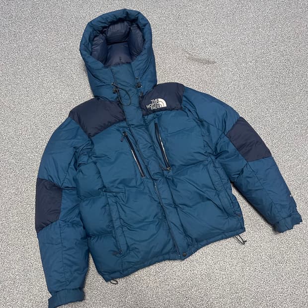 노스페이스 블루 패딩