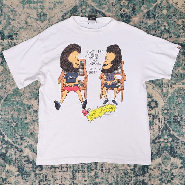 Saint Michael 세인트 미카엘 x 베이프 반팔티셔츠 L