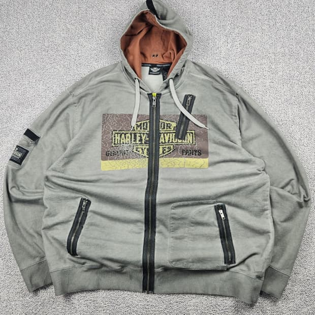 할리데이비슨 포켓 유틸리티 스웻 후드집업 ( 2XL ) / 10244