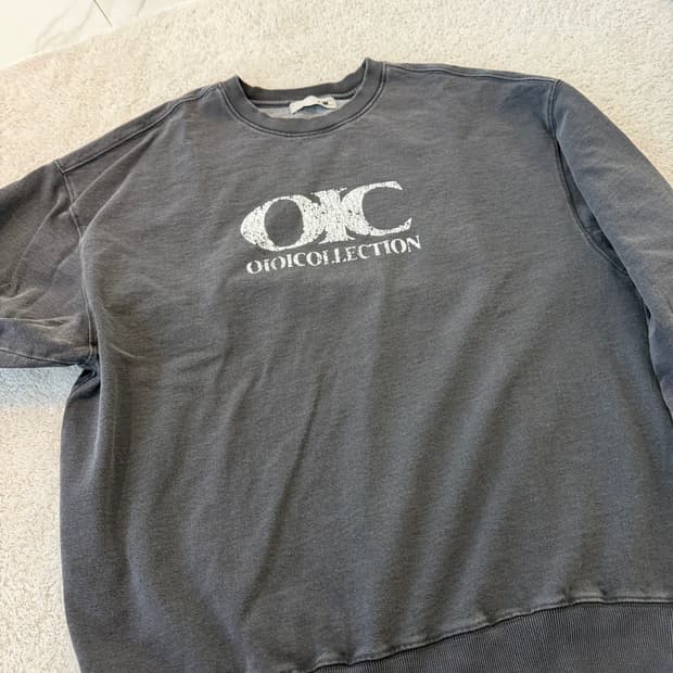 오아이오아이컬렉션 빈티지데님 맨투맨 L사이즈