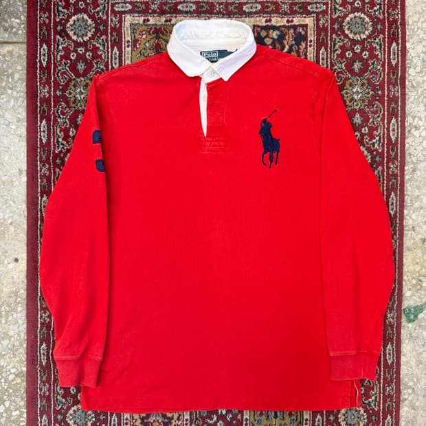 폴로 랄프로렌 빅포니 럭비 셔츠 [ 105 ]