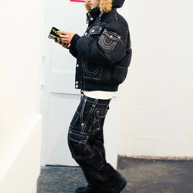 (L) 슈프림x트루릴리전 퍼퍼 자켓 - 25fw