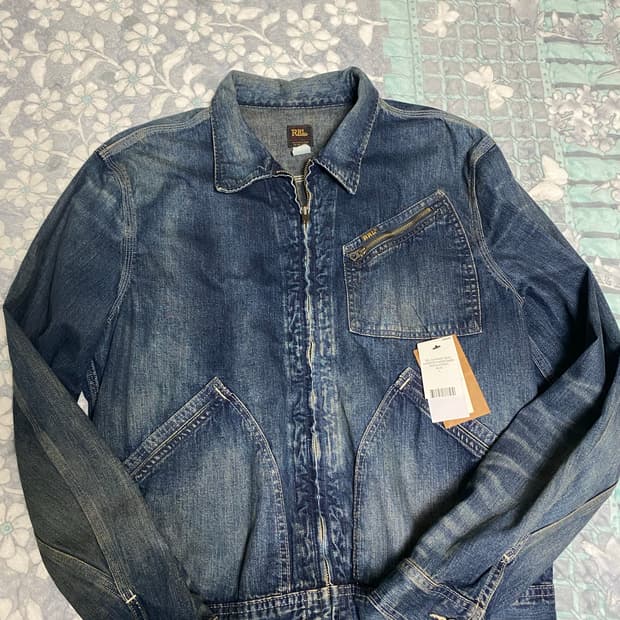 더블알엘 인디고 레이튼 자켓 L