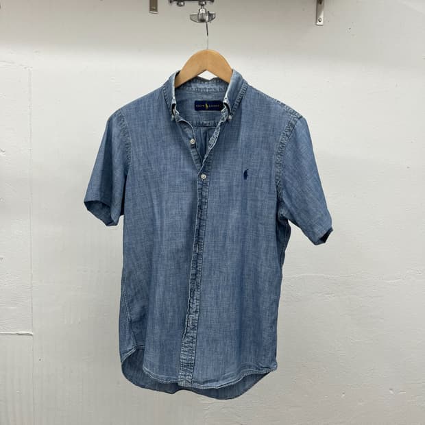 [S] POLO RALPH LAUREN SHAMBRAY 1/2 SHIRT