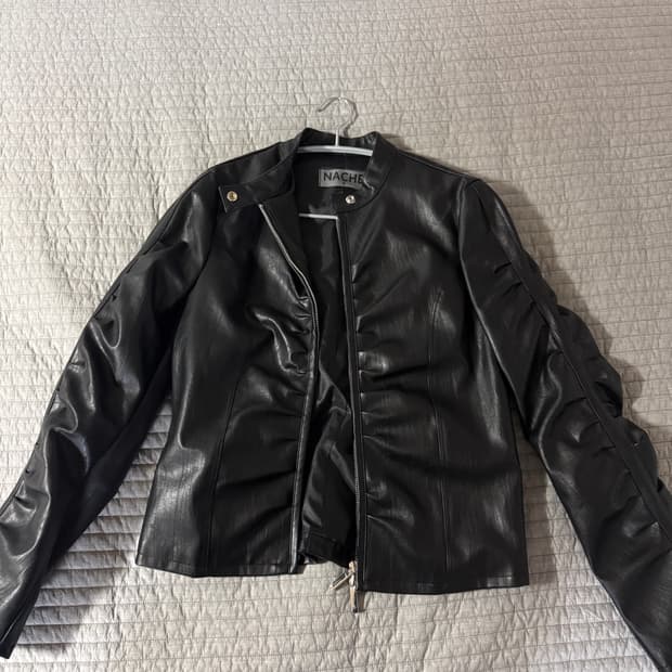 나체 레더 자켓 0사이즈