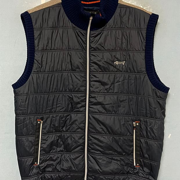 루이까스텔 골프 남자 니트조끼 방풍 추동 XL 105