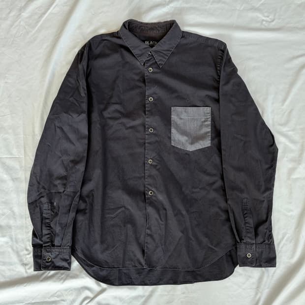 꼼데가르송 블랙 셔츠