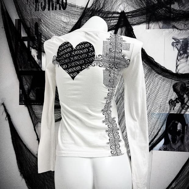 00s beads printing longsleeve