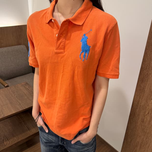 폴로 랄프로렌 빅포니 카라티 주황
