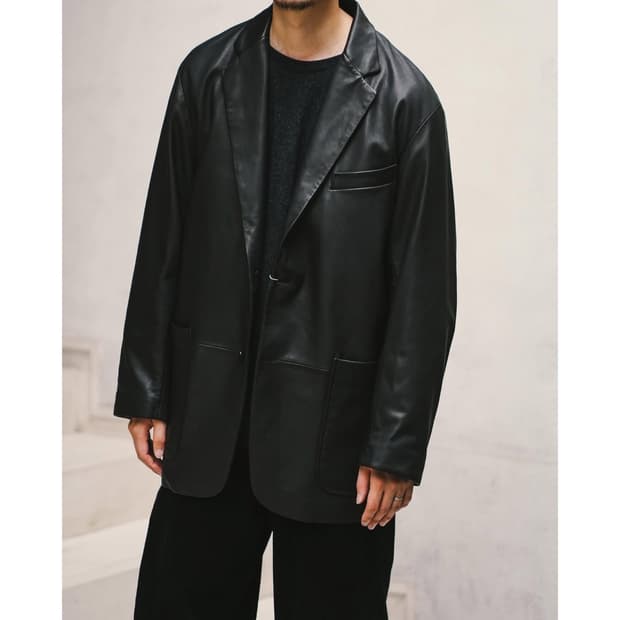 24aw SHEEP LEATHER 2B jkt