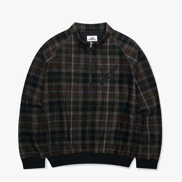 구매) sunlove plaid player fleece