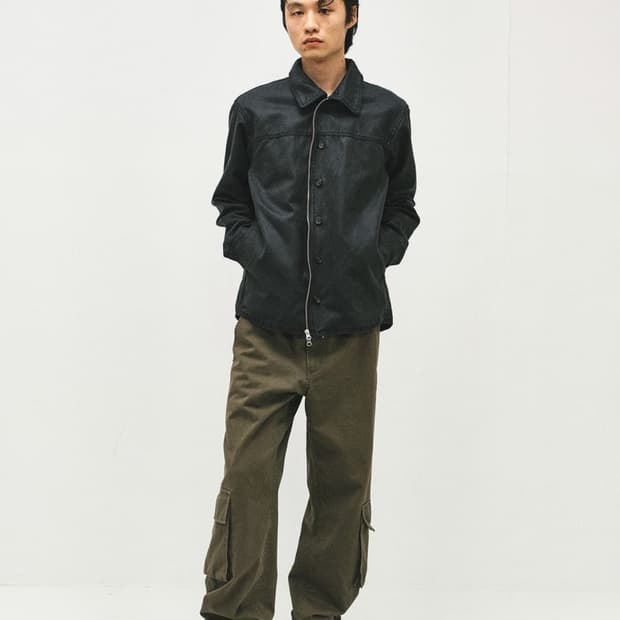 서피스에디션 버튼셔츠자켓 블랙 L